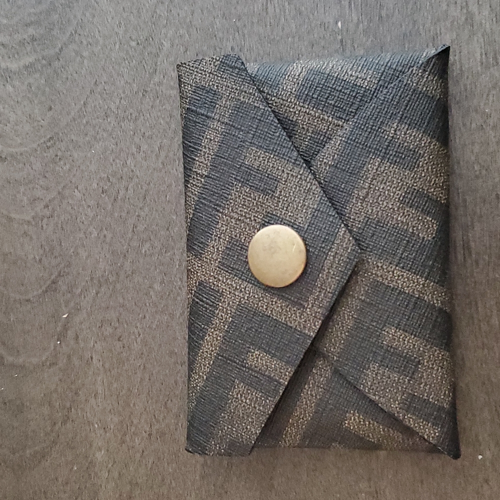 Repurposed Fendi card case